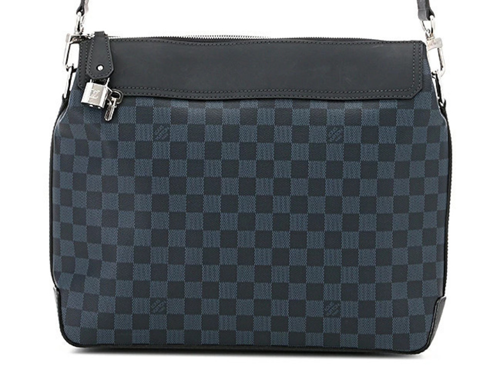 LOUIS VUITTON Shoulder Bag Messenger Greenwich Damier Cobalt Blue